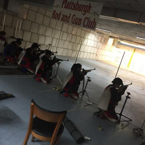 Rifle target shooting at Plattsburgh Rod and Gn Club